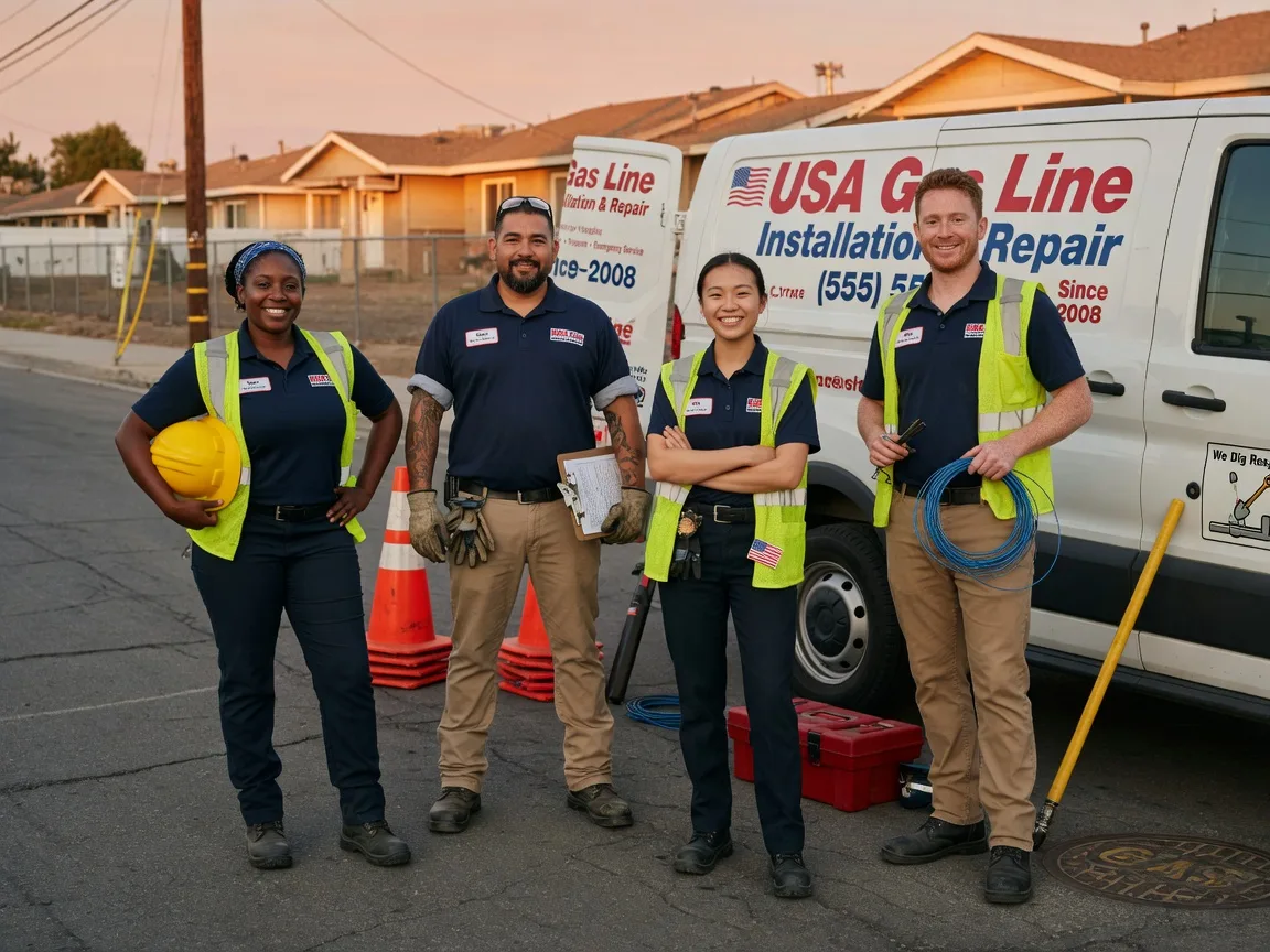 Gas Line Installation company in Dix, IL